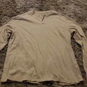 Merona Cream long sleeve size Large